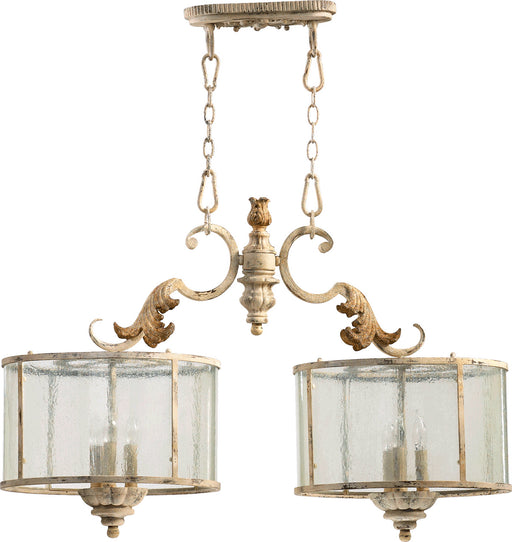 Myhouse Lighting Quorum - 6537-6-70 - Six Light Island Pendant - Florence - Persian White