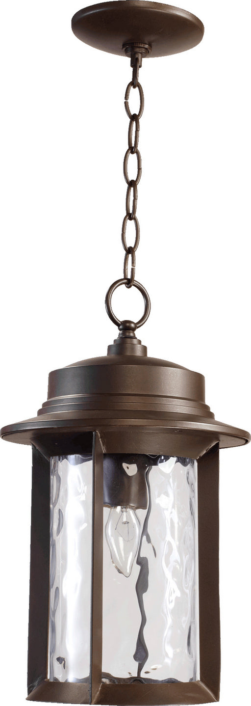 Myhouse Lighting Quorum - 7247-9-86 - One Light Pendant - Charter - Oiled Bronze