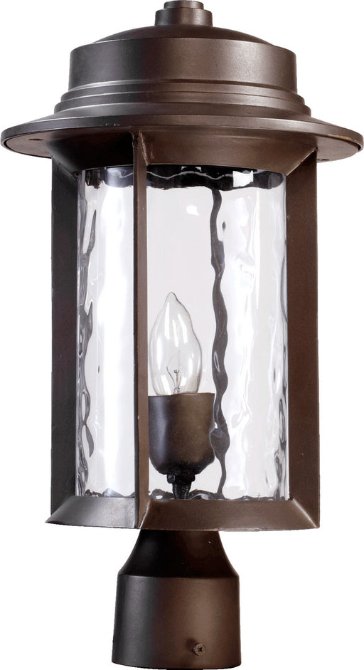 Myhouse Lighting Quorum - 7248-9-86 - One Light Post Mount - Charter - Oiled Bronze