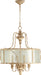 Myhouse Lighting Quorum - 8006-4-70 - Four Light Pendant - Salento - Persian White