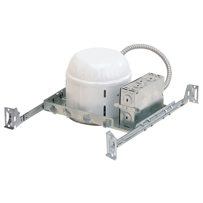 Myhouse Lighting Nora Lighting - NH-27Q - 6" Line Voltage Non-Ic New Construction Shallow Housing - Rec Inc 6" Housing
