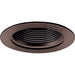 Myhouse Lighting Nora Lighting - NL-410BZ - 4"Stepped Baffle - Rec Lv 4" Trim - Bronze