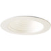 Myhouse Lighting Nora Lighting - NL-410P - 4"Phenolic Stepp Baf - Rec Lv 4" Trim - White Phenolic