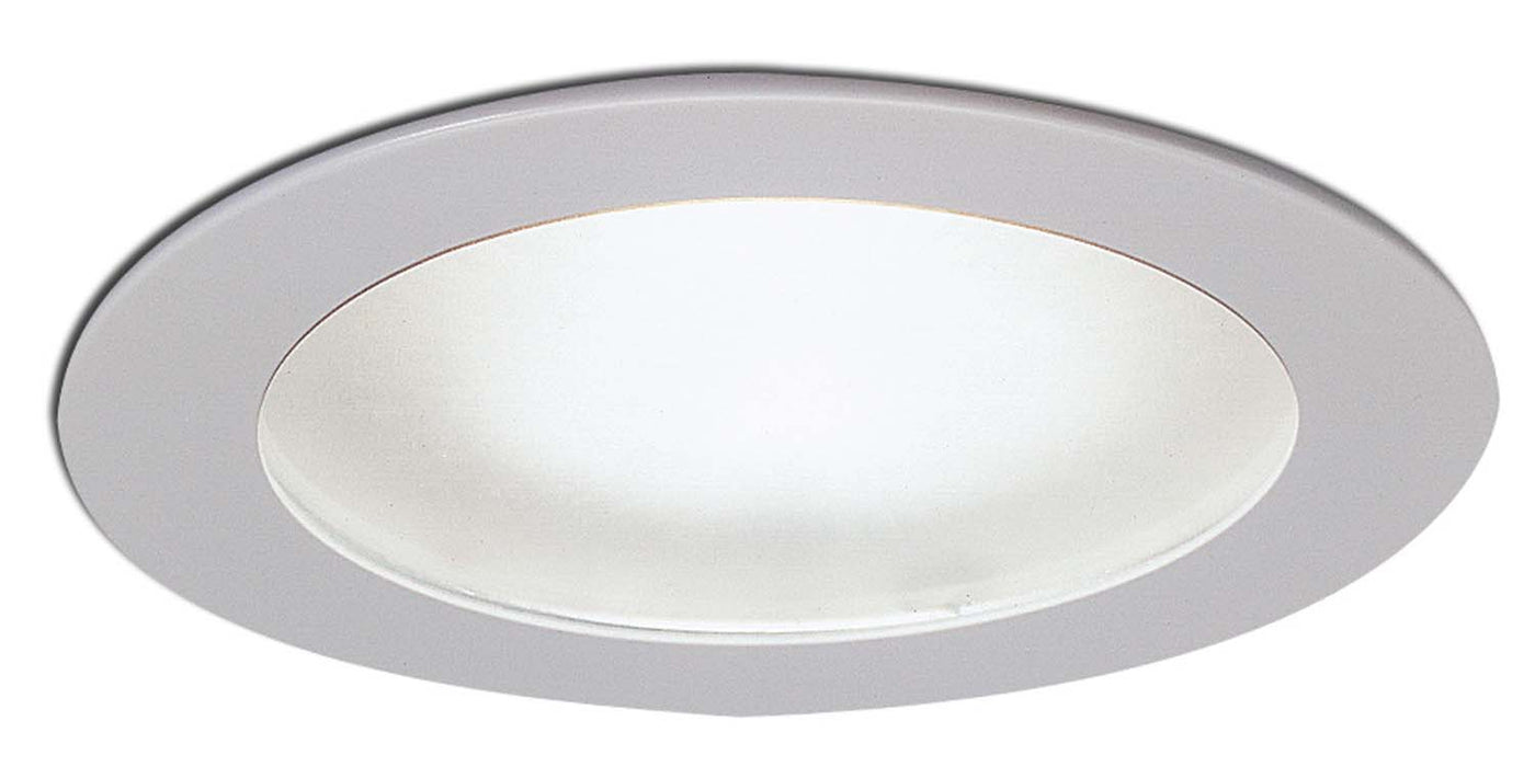 Myhouse Lighting Nora Lighting - NL-426W - 4"Frst Flat Shwr Trim - Rec Lv 4" Trim - White