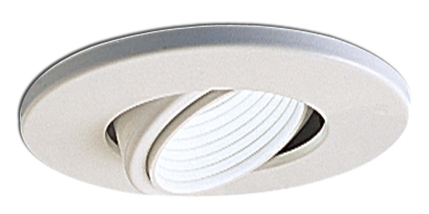 Myhouse Lighting Nora Lighting - NL-463WW - 4" Baf,Gimbal & Trim - Rec Lv 4" Trim - White Eyeball/White