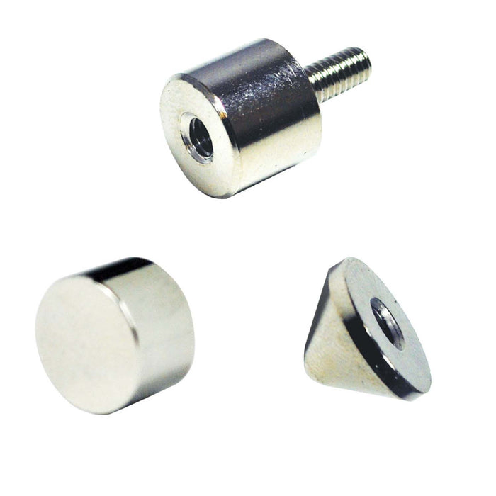 Myhouse Lighting Nora Lighting - NRA-203 - 3 Set Of Screw Nuts, 3 Pointy - Rec Inc Accessories - Chrome