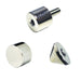 Myhouse Lighting Nora Lighting - NRA-203 - 3 Set Of Screw Nuts, 3 Pointy - Rec Inc Accessories - Chrome