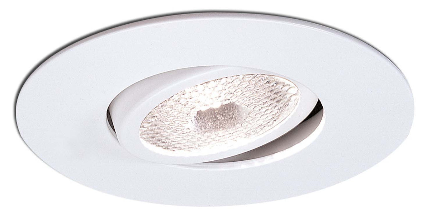 Myhouse Lighting Nora Lighting - NS-12W - 4" Surface Adjustable Gimbal W/ Metal Trim - Rec Inc 4" Trim - White