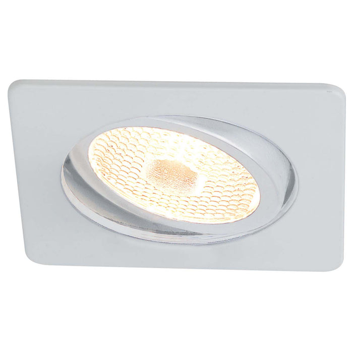 Myhouse Lighting Nora Lighting - NS-4912W - 4" Wh Gimbal,Sq Trim - Rec Inc 4" Square Trim - White
