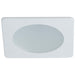 Myhouse Lighting Nora Lighting - NS-4926W - 4" Frost Flat Lens,Sq Trim - Rec Inc 4" Square Trim - White