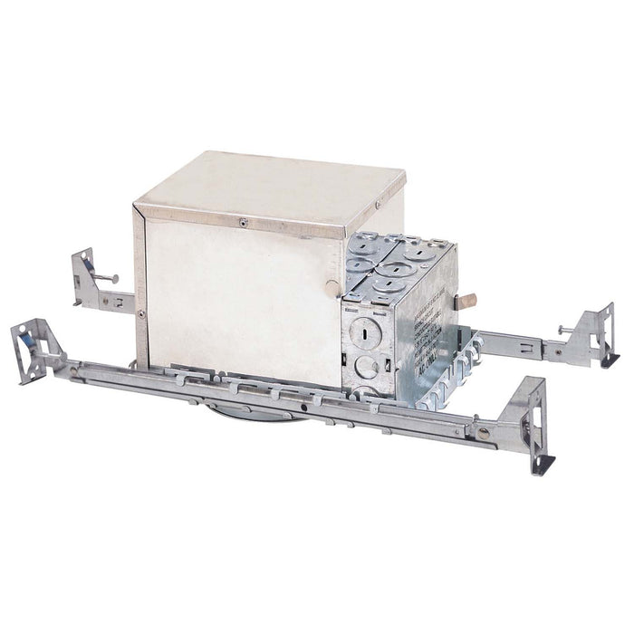 Myhouse Lighting Nora Lighting - NSIC-401QAT - 4" Line Voltage Ic At New Construction Double Wall Housing - Rec Inc 4" Housing - Unfinished