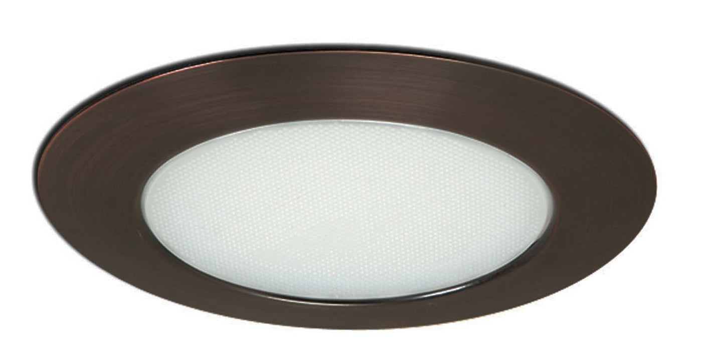 Myhouse Lighting Nora Lighting - NT-22BZ - 6" Albalite Shower Lens W/ Metal Trim - Rec Inc 6" Trim - Bronze