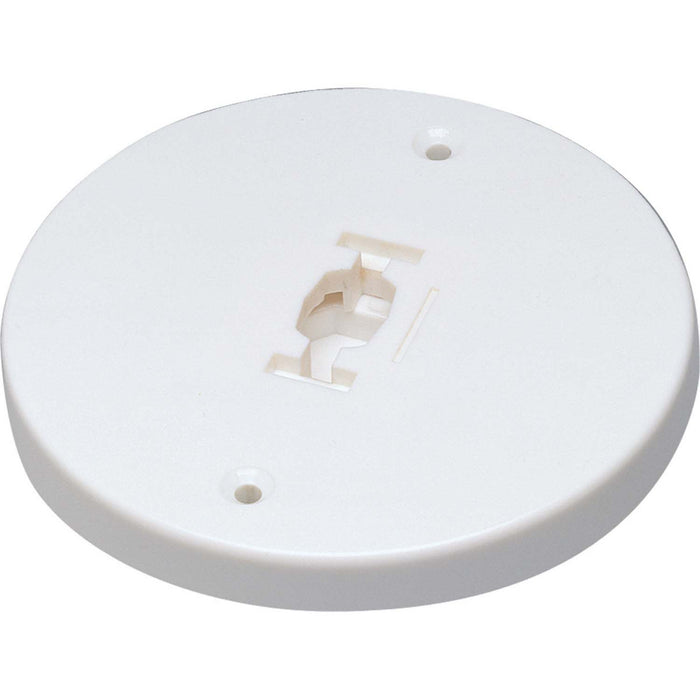 Myhouse Lighting Nora Lighting - NT-366W - Monopoint Canopy For Line Voltage Track Head - Track Syst & Comp-1 Cir - White