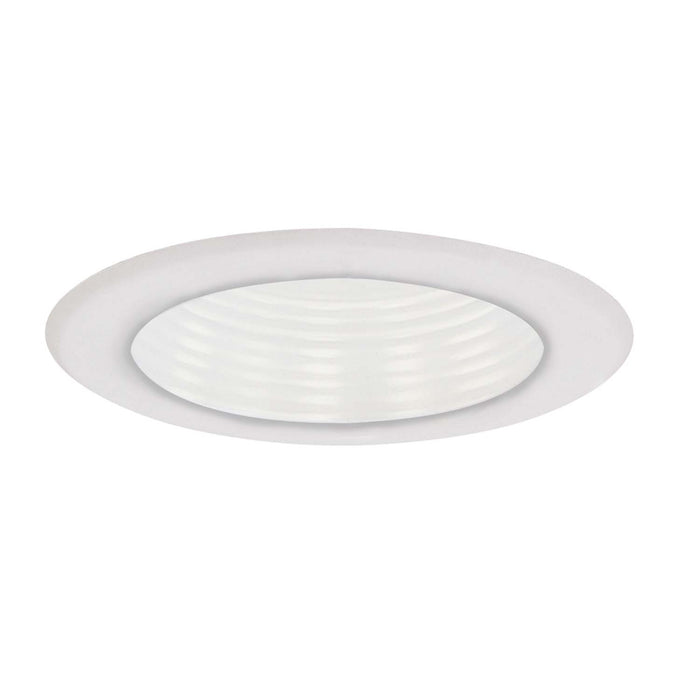 Myhouse Lighting Nora Lighting - NT-5001W - 5" Baffle Splay Trim W/ Flange - Rec Inc 5" Trim - White