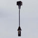 Myhouse Lighting Nora Lighting - NTH-160B - Track Mounted Line Voltage Pendant Cord, 8'-6" Length, Candelabra Base, 60W Max - Track Pendants - Black