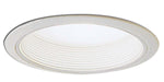 Myhouse Lighting Nora Lighting - NTM-42W - 6" Regressed Albalite Lens W/ Baffle & Plastic Ring - Rec Inc 6" Trim - White