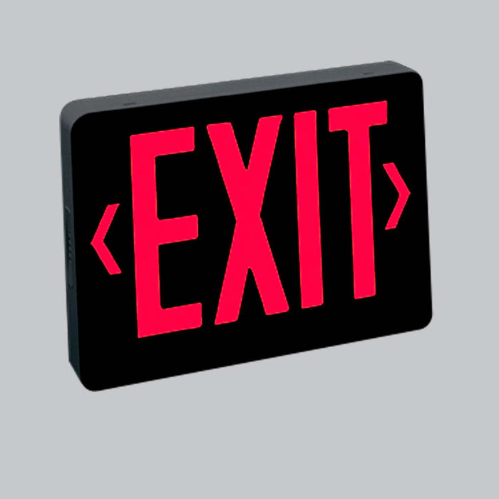 Myhouse Lighting Nora Lighting - NX-503-LED/BR - LED Exit Sign - Exit - Black