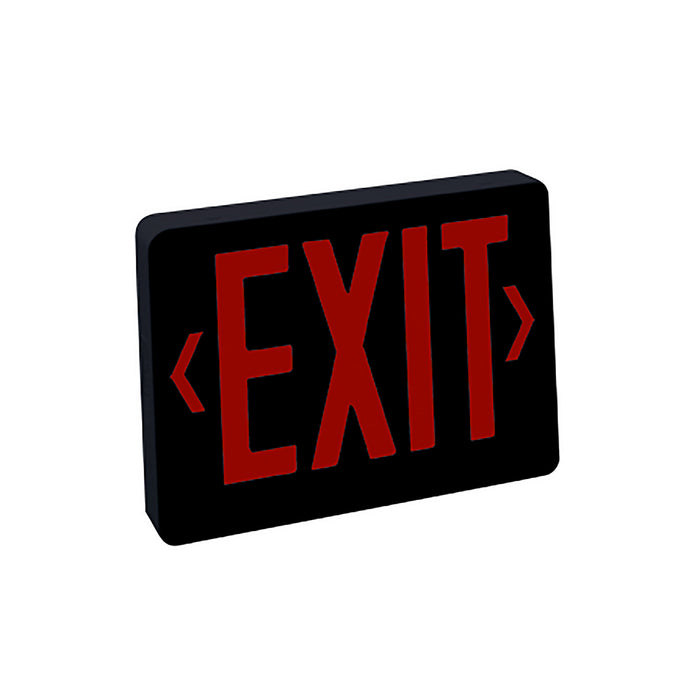 Myhouse Lighting Nora Lighting - NX-504-LED/BR - LED Exit Sign - Exit - Black