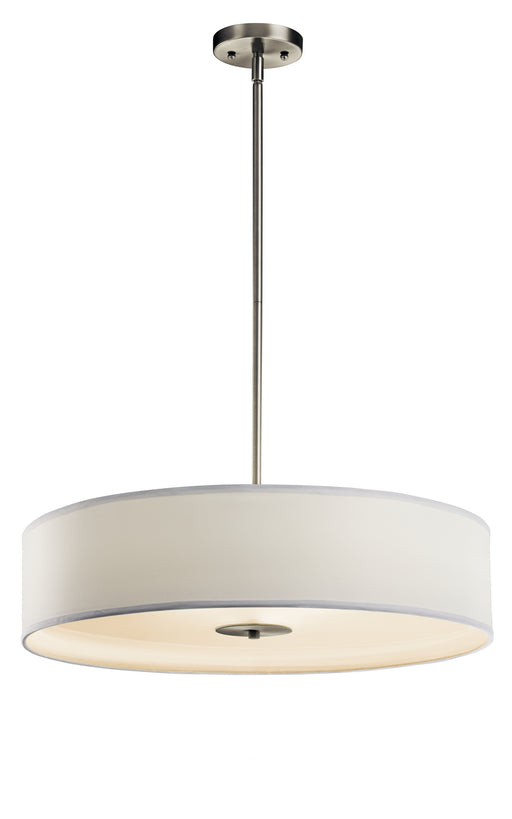 Myhouse Lighting Kichler - 42122NI - Three Light Pendant/Semi Flush Mount - No Family - Brushed Nickel