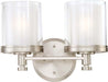 Myhouse Lighting Nuvo Lighting - 60-4642 - Two Light Vanity - Decker - Brushed Nickel