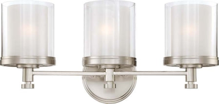 Myhouse Lighting Nuvo Lighting - 60-4643 - Three Light Vanity - Decker - Brushed Nickel