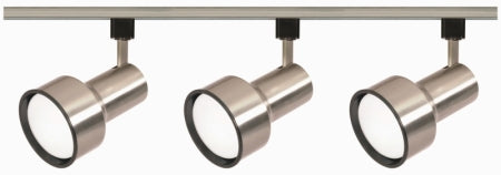 Myhouse Lighting Nuvo Lighting - TK340 - Three Light Track Kit - Track Lighting Kits Brushed Nickel - Brushed Nickel