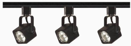 Myhouse Lighting Nuvo Lighting - TK346 - Three Light Track Kit - Track Lighting Kits Black - Black