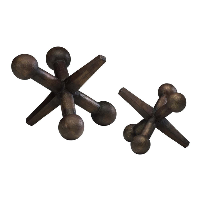 Myhouse Lighting Cyan - 01883 - Sculpture - Jacks - Canyon Bronze