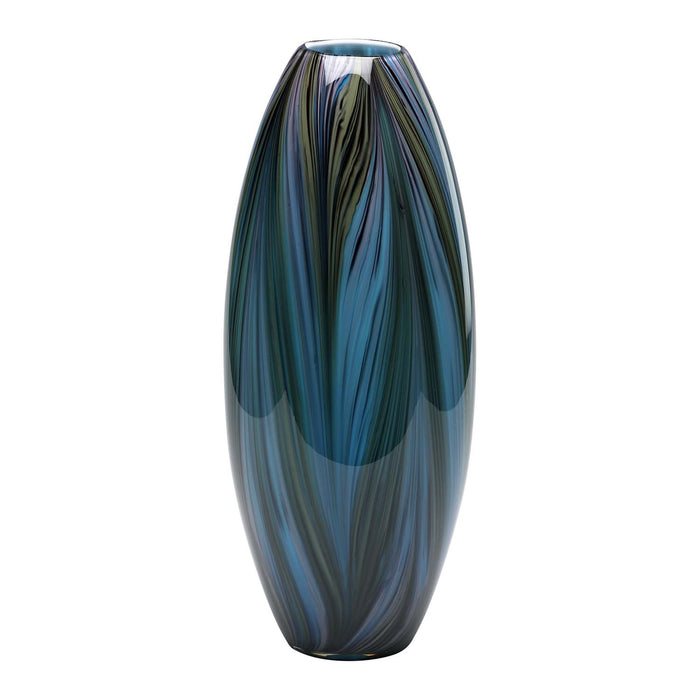 Myhouse Lighting Cyan - 02920 - Vase - Peacock Feather - Multi Colored Blue