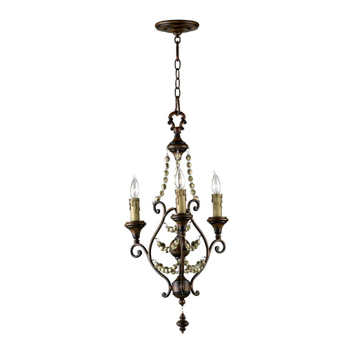 Myhouse Lighting Cyan - 03010 - Three Light Chandelier - Meriel - Antiqued Sienna