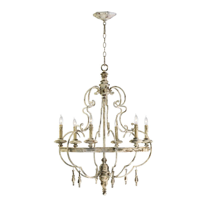 Myhouse Lighting Cyan - 04160 - Six Light Chandelier - Davinci - Persian White