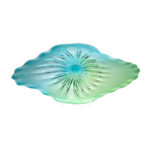 Myhouse Lighting Cyan - 04517 - Plate - Art Glass Plate - Turquoise
