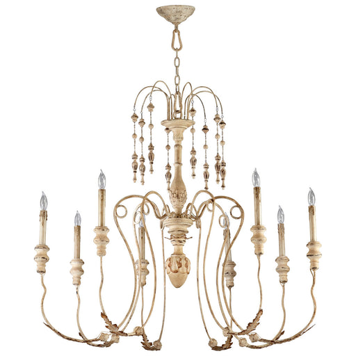 Myhouse Lighting Cyan - 04638 - Eight Light Chandelier - Maison - Persian White