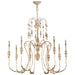 Myhouse Lighting Cyan - 04638 - Eight Light Chandelier - Maison - Persian White