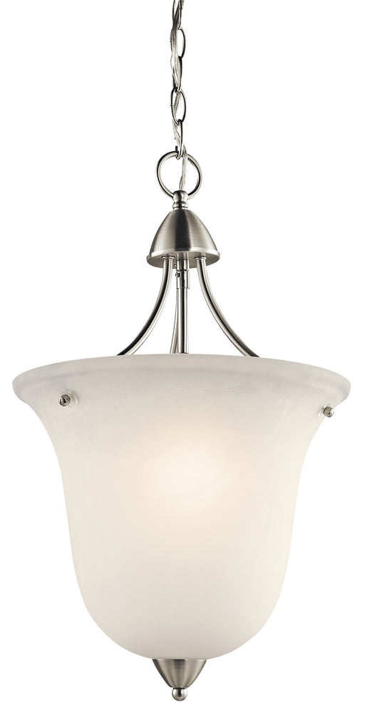 Myhouse Lighting Kichler - 42882NI - One Light Foyer Pendant - Nicholson - Brushed Nickel