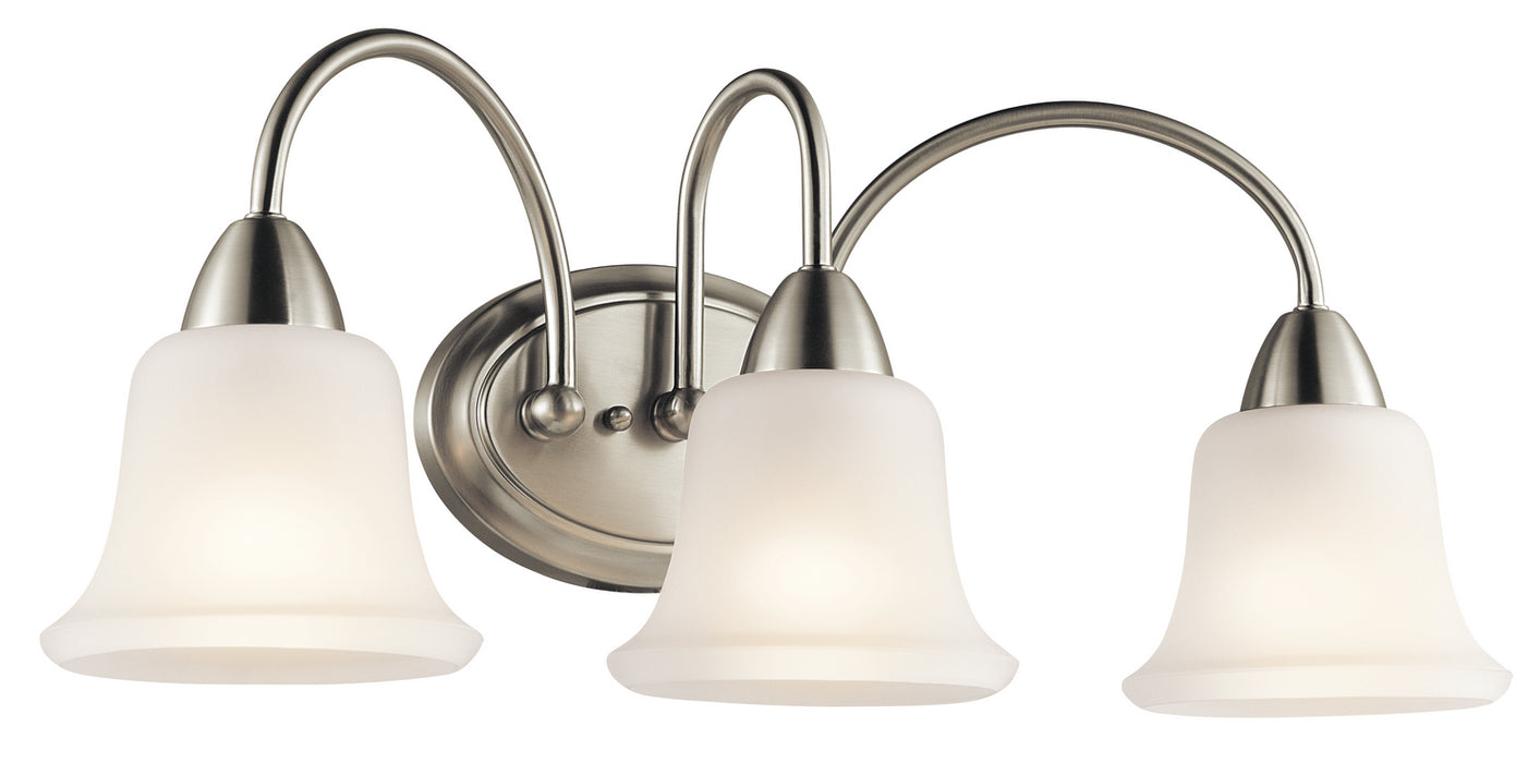 Myhouse Lighting Kichler - 45883NI - Three Light Bath - Nicholson - Brushed Nickel