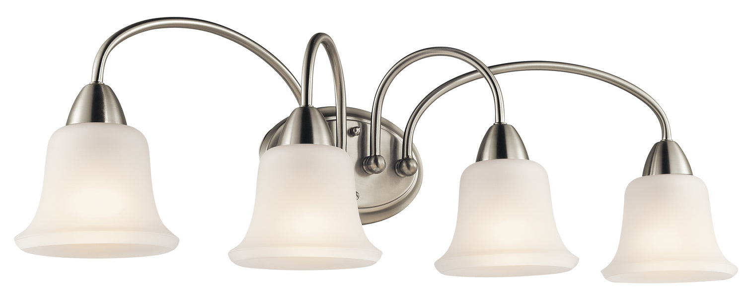 Myhouse Lighting Kichler - 45884NI - Four Light Bath - Nicholson - Brushed Nickel