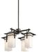 Myhouse Lighting Kichler - 49638OZ - Four Light Outdoor Chandelier - Caterham - Olde Bronze