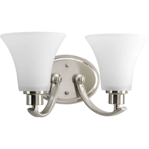Myhouse Lighting Progress Lighting - P2001-09 - Two Light Bath Bracket - Joy - Brushed Nickel