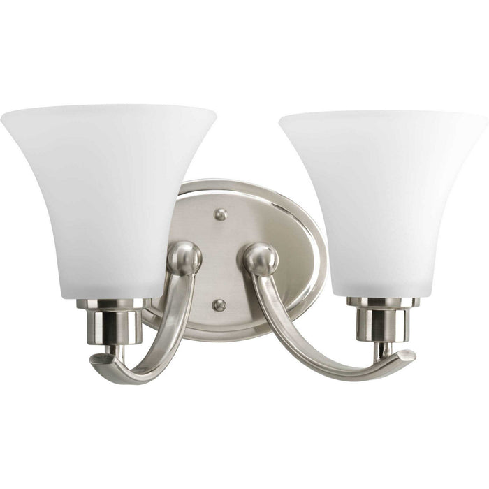 Myhouse Lighting Progress Lighting - P2001-09 - Two Light Bath Bracket - Joy - Brushed Nickel