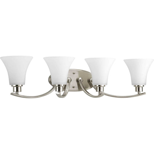 Myhouse Lighting Progress Lighting - P2003-09 - Four Light Bath Bracket - Joy - Brushed Nickel