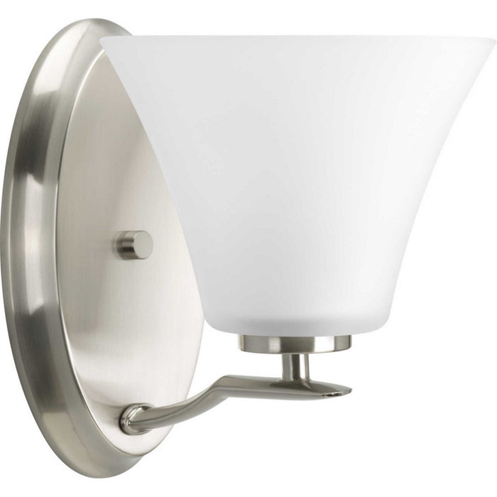 Myhouse Lighting Progress Lighting - P2004-09 - One Light Bath Bracket - Bravo - Brushed Nickel