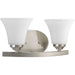 Myhouse Lighting Progress Lighting - P2009-09 - Two Light Bath Bracket - Adorn - Brushed Nickel