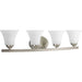 Myhouse Lighting Progress Lighting - P2011-09 - Four Light Bath Bracket - Adorn - Brushed Nickel
