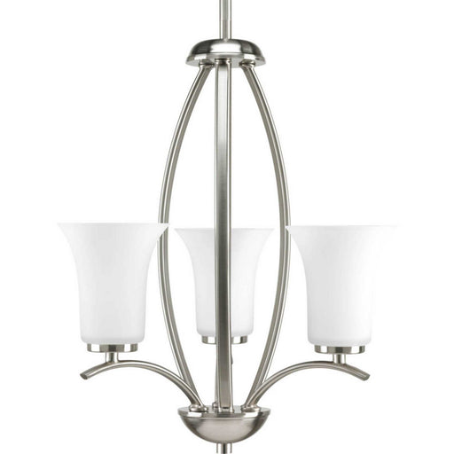 Myhouse Lighting Progress Lighting - P3587-09 - Three Light Foyer Pendant - Joy - Brushed Nickel