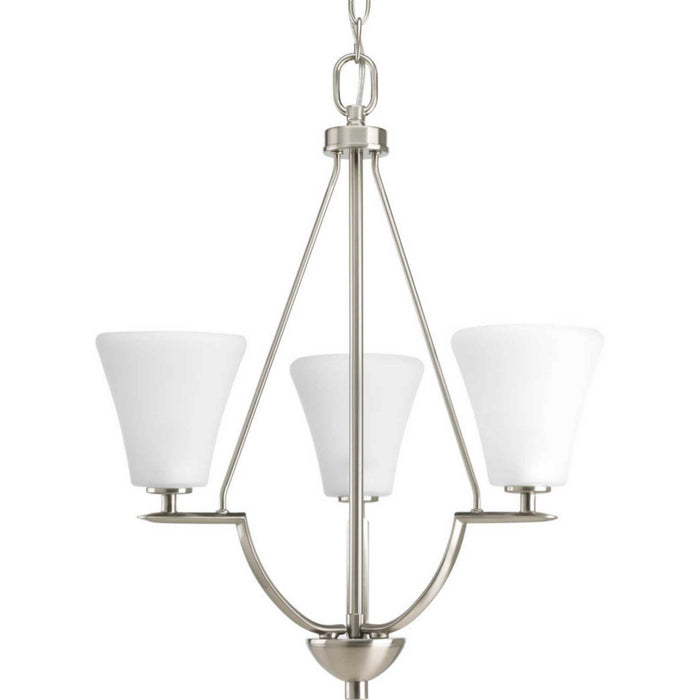 Myhouse Lighting Progress Lighting - P3821-09 - Three Light Chandelier - Bravo - Brushed Nickel