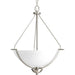 Myhouse Lighting Progress Lighting - P3912-09 - Three Light Pendant - Bravo - Brushed Nickel