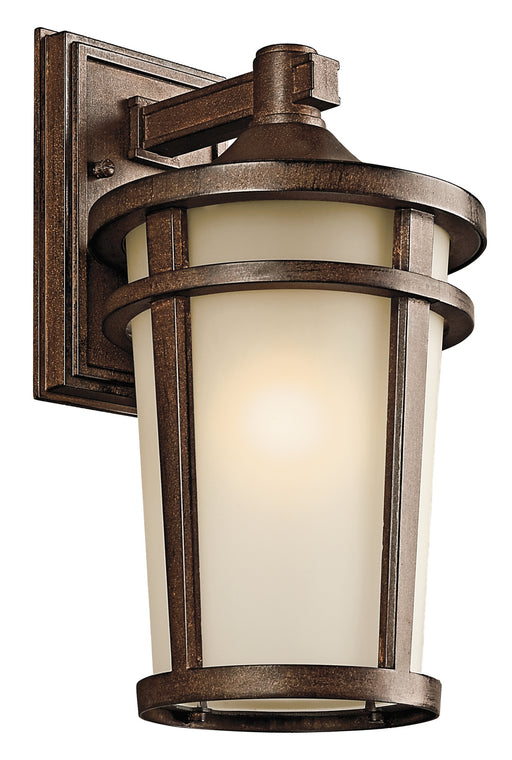 Myhouse Lighting Kichler - 49072BST - One Light Outdoor Wall Mount - Atwood - Brown Stone