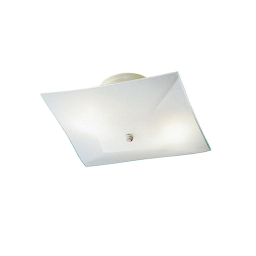 Myhouse Lighting Kichler - 7260WH - Two Light Flush Mount - Ceiling Space - White