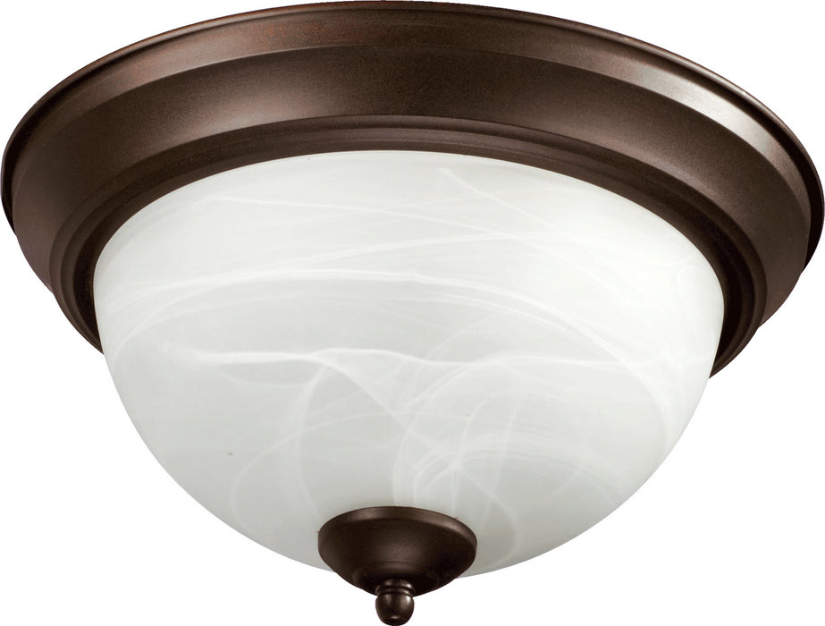 Myhouse Lighting Quorum - 3066-15-86 - Three Light Ceiling Mount - 3066 Ceiling Mounts - Oiled Bronze